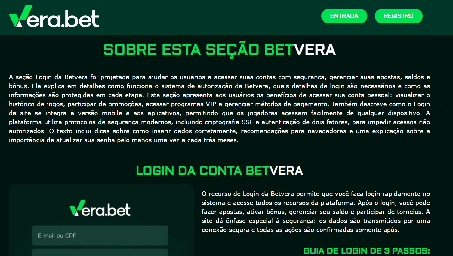 BetVera e a confiança construída no longo prazo no iGaming brasileiro